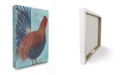 Stupell Industries Rooster Painting Distressed Surface Canvas Wall Art, 16" x 20"